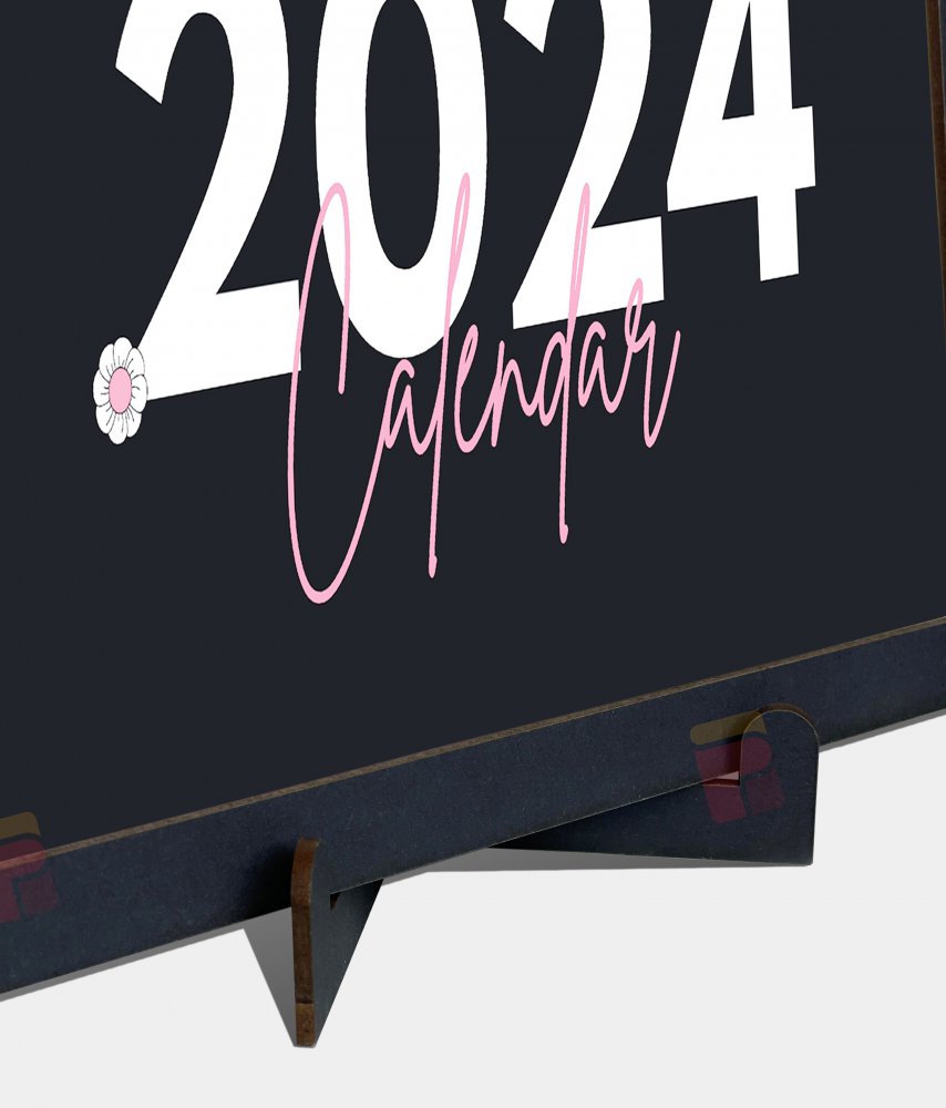 Wooden Frame Calendar 402