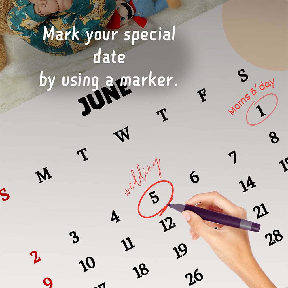 Wooden Frame Calendar 402